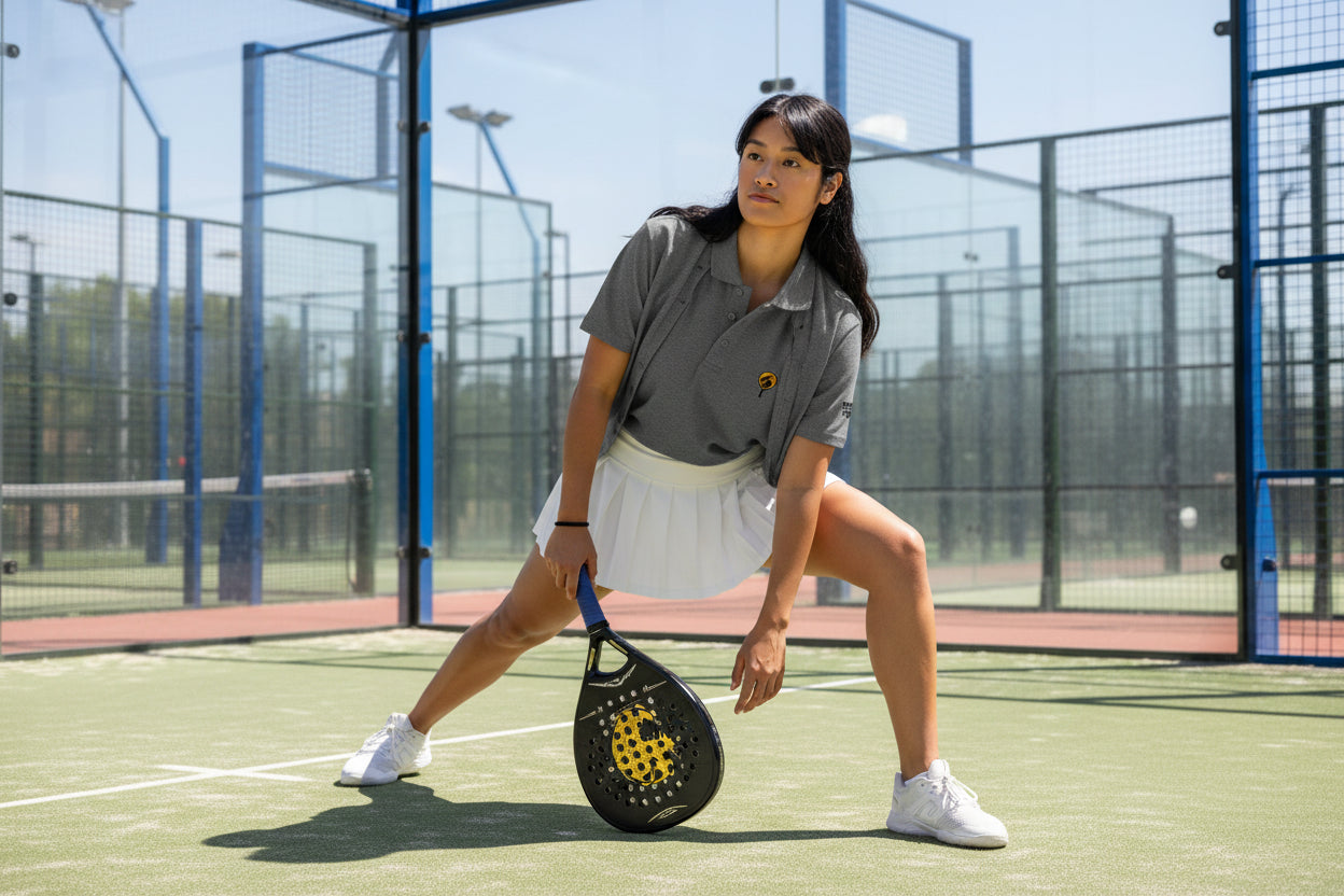 Unisex Padel Polo Shirt Steel